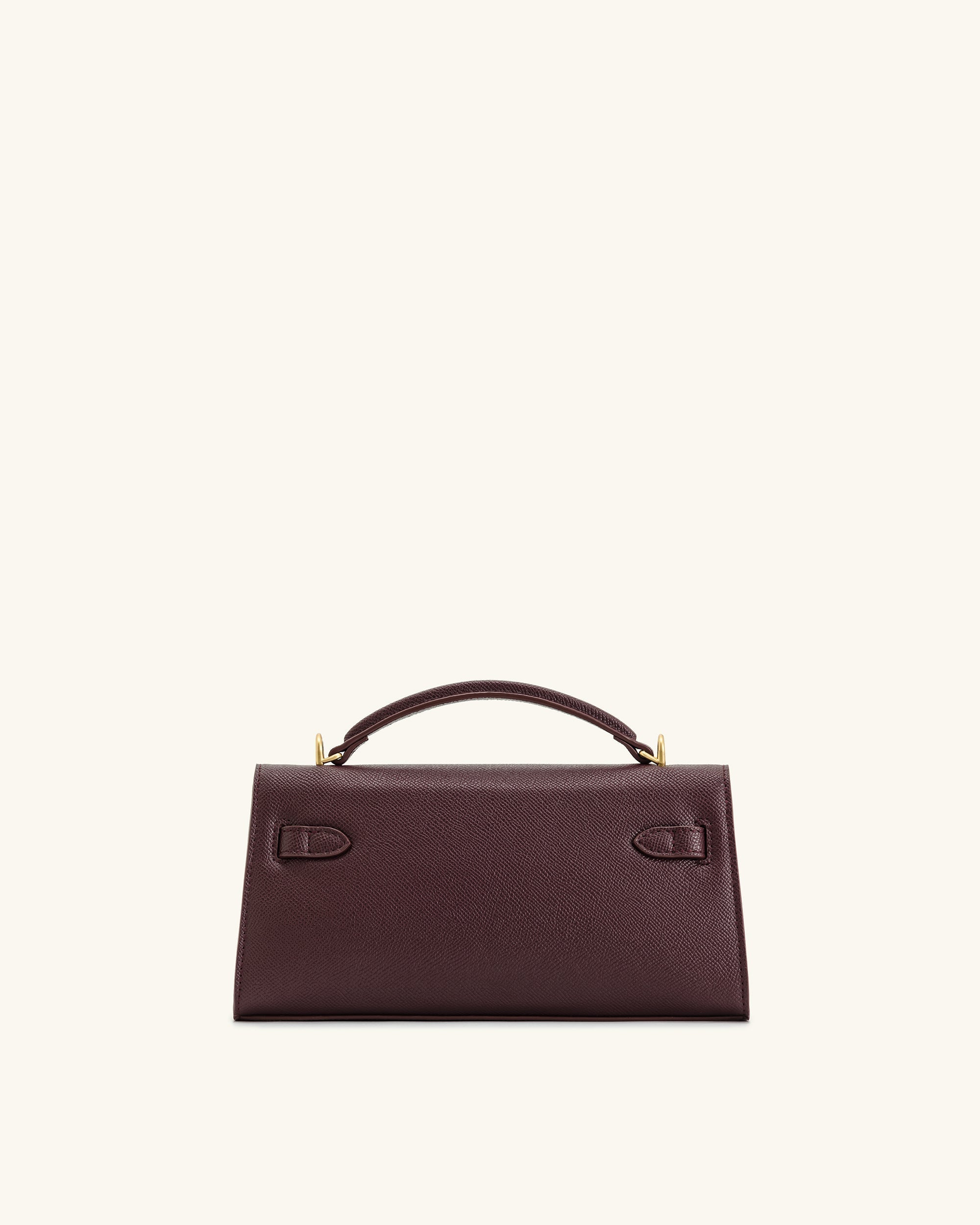 Bolso con asa superior Noor - Borgoña intenso