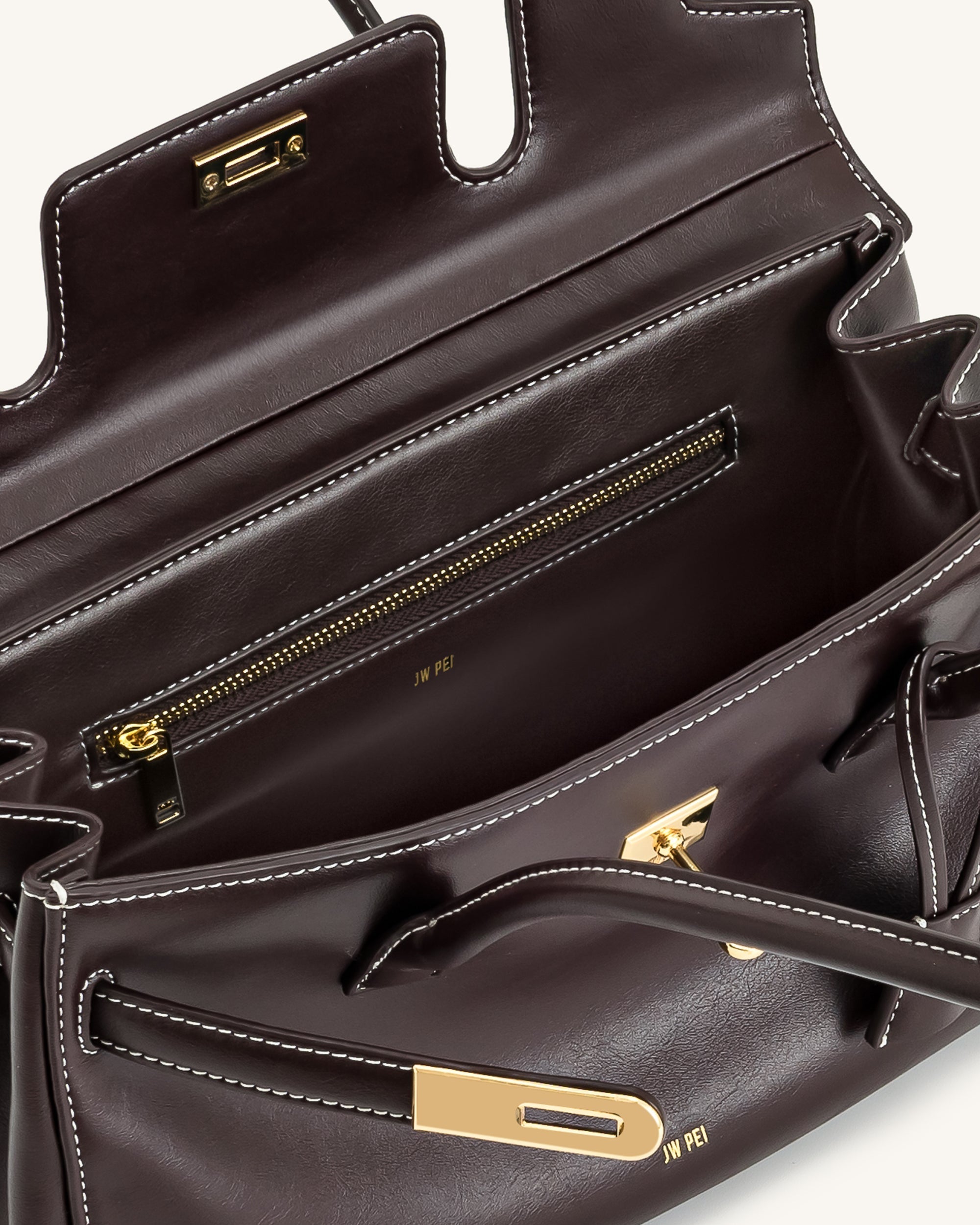 Bolso de hombro Yara - Marrón oscuro