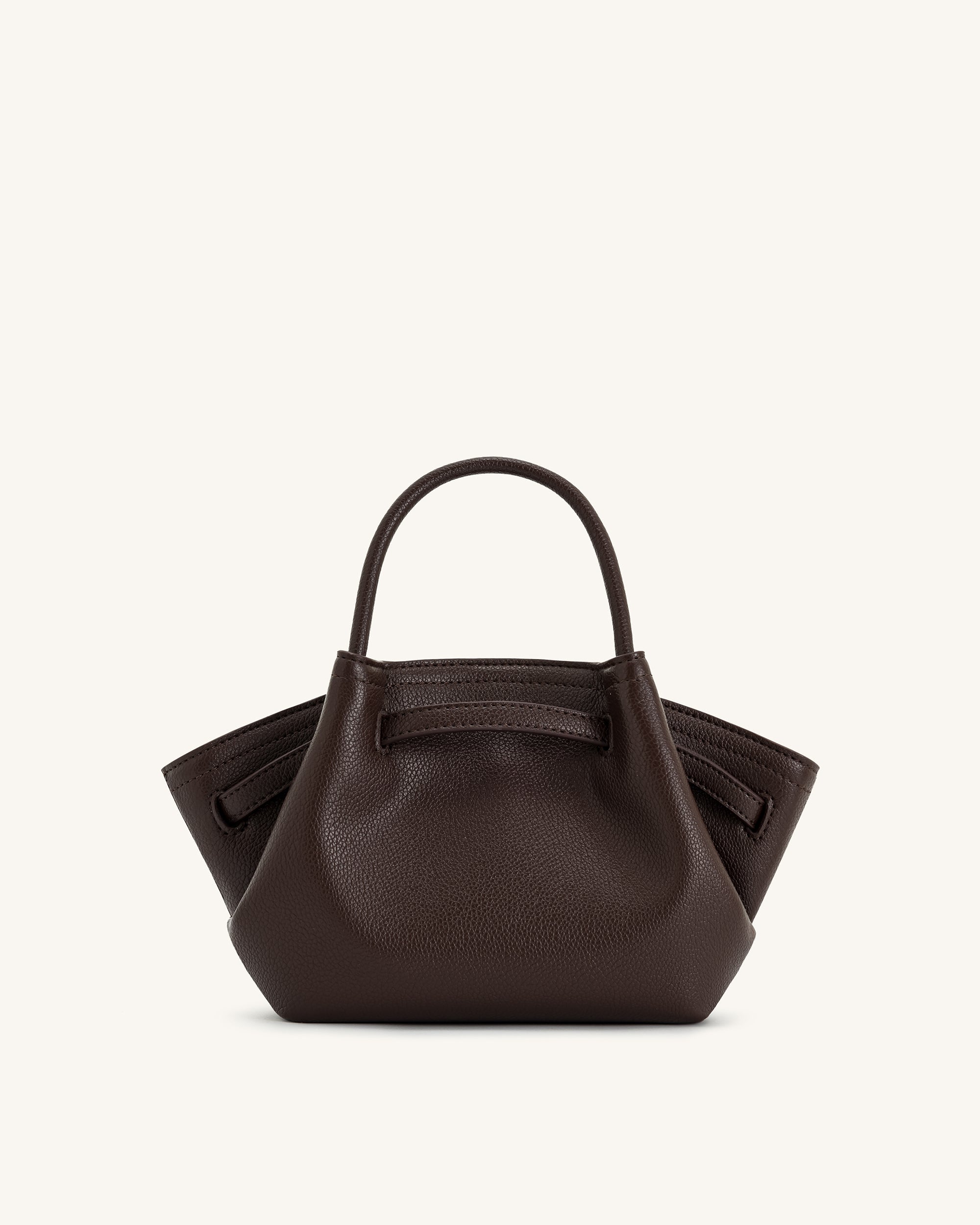 Bolso de mano Hana Mini - Marrón oscuro