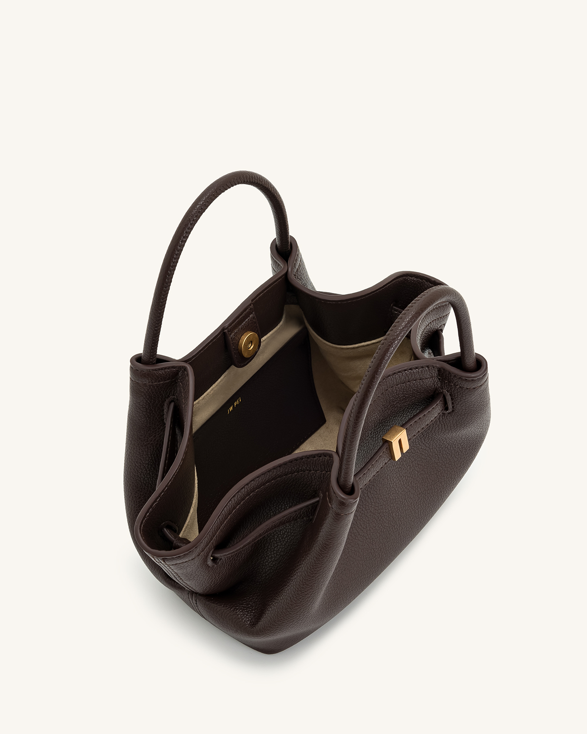 Bolso de mano Hana Mini - Marrón oscuro