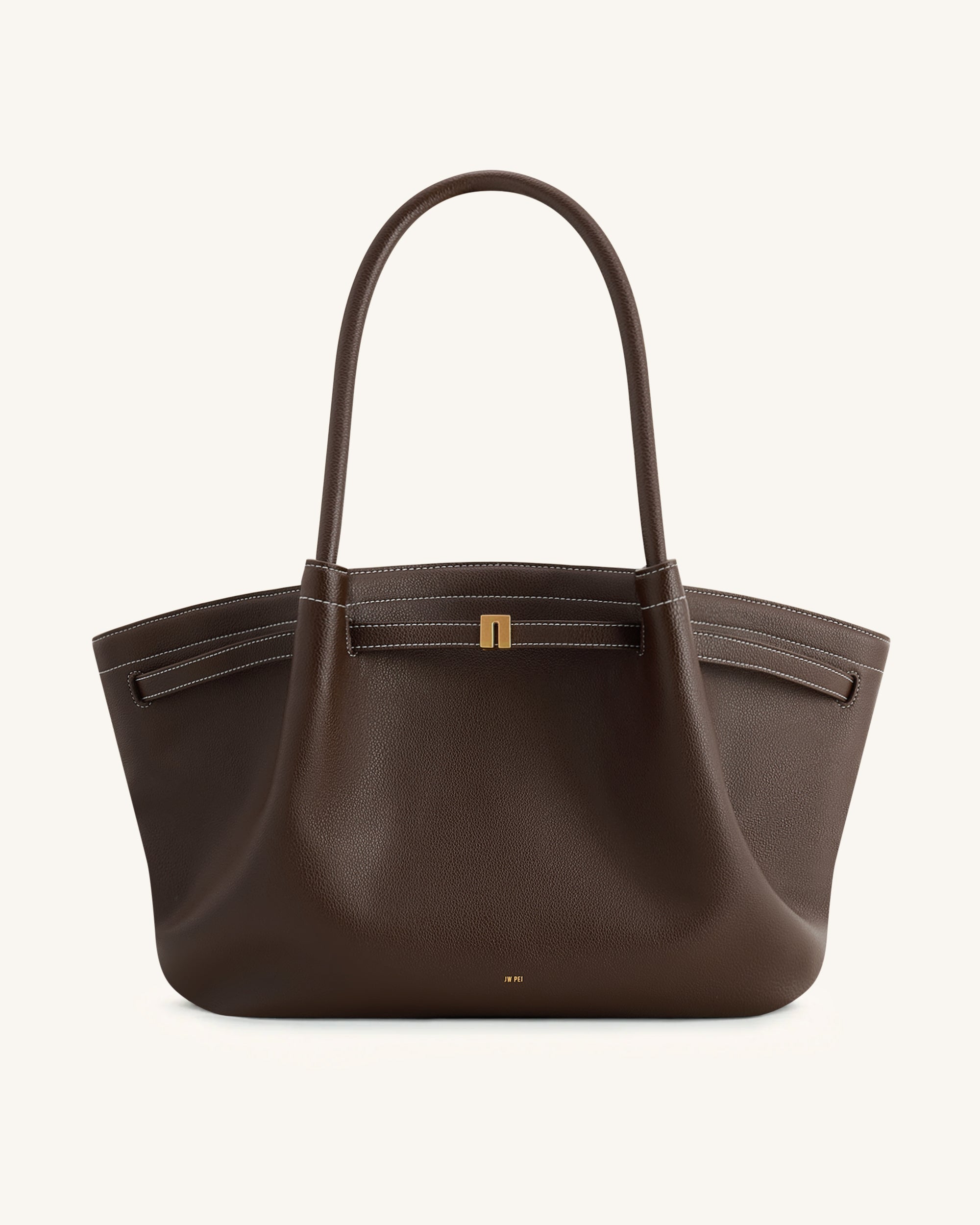 Bolso de mano grande Hana - Marrón oscuro