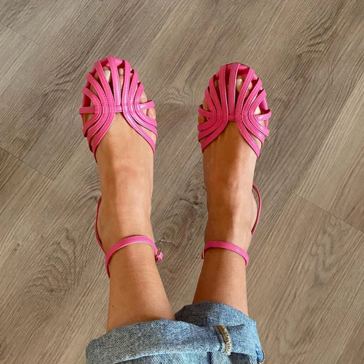 Vittoria™ | Sandalias Joya Doradas