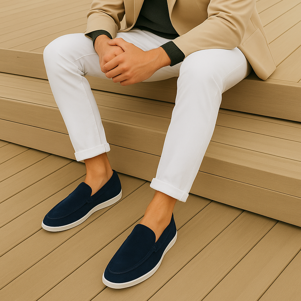 Luigi | Mocasines elegantes en ante