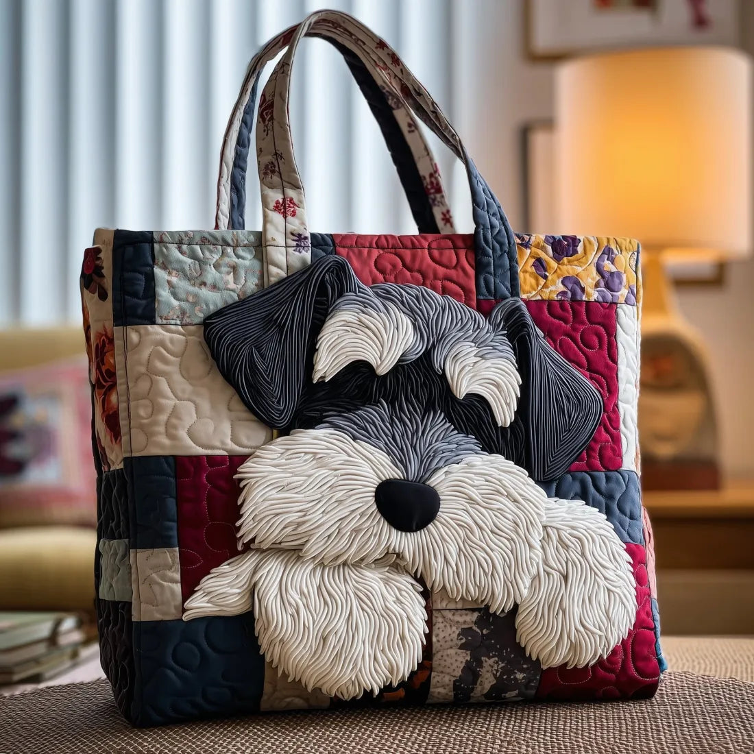 Bolso Artesanal Schnauzer – Idea de Regalo