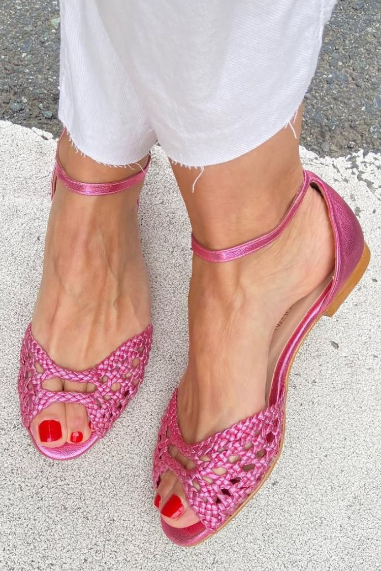 Isadora™ | Sandalias Trenzadas Doradas