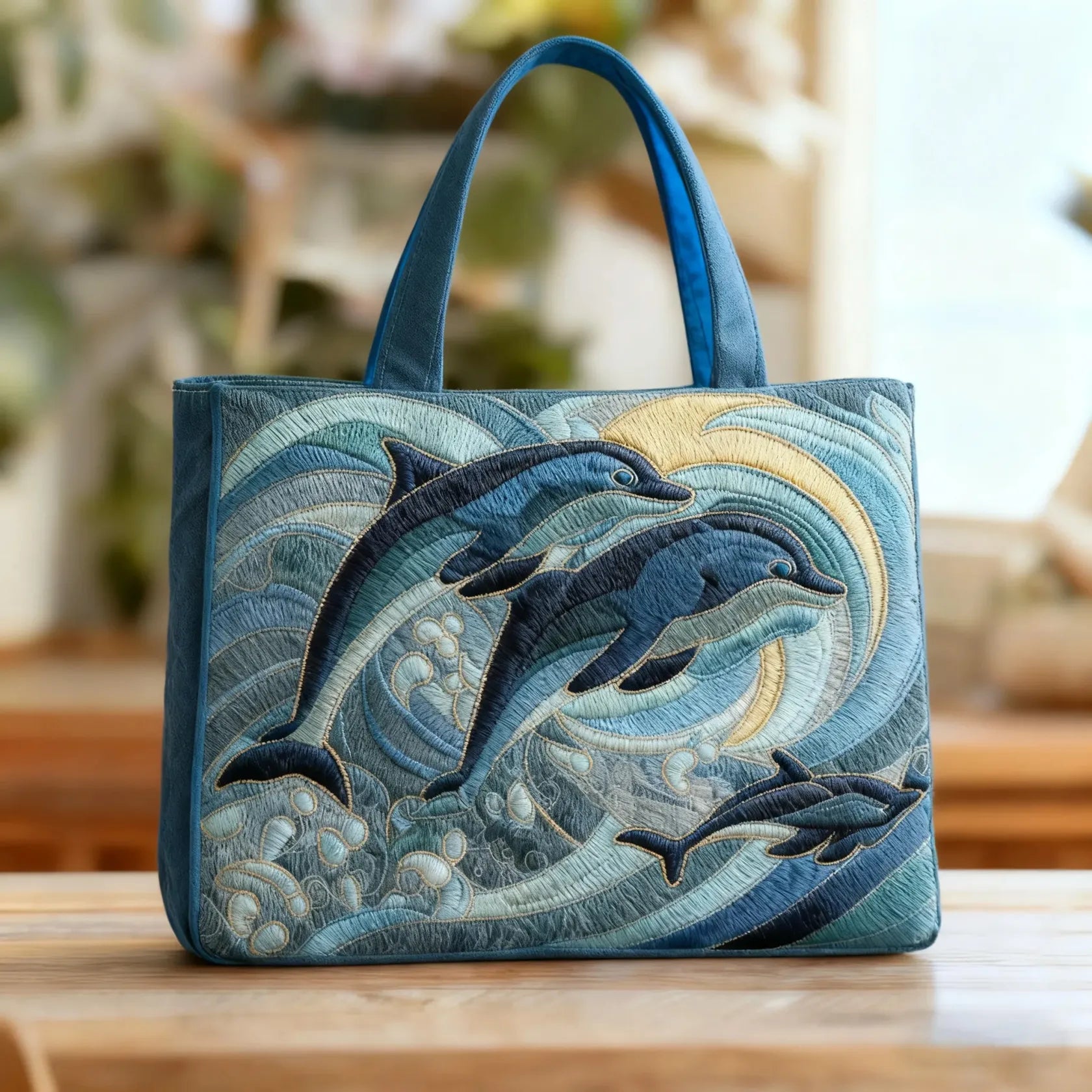 Bolso Artesanal delfín del océano – Colección Final