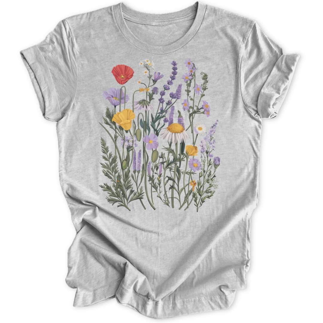 Camiseta Unisex Flores Art Nouveau