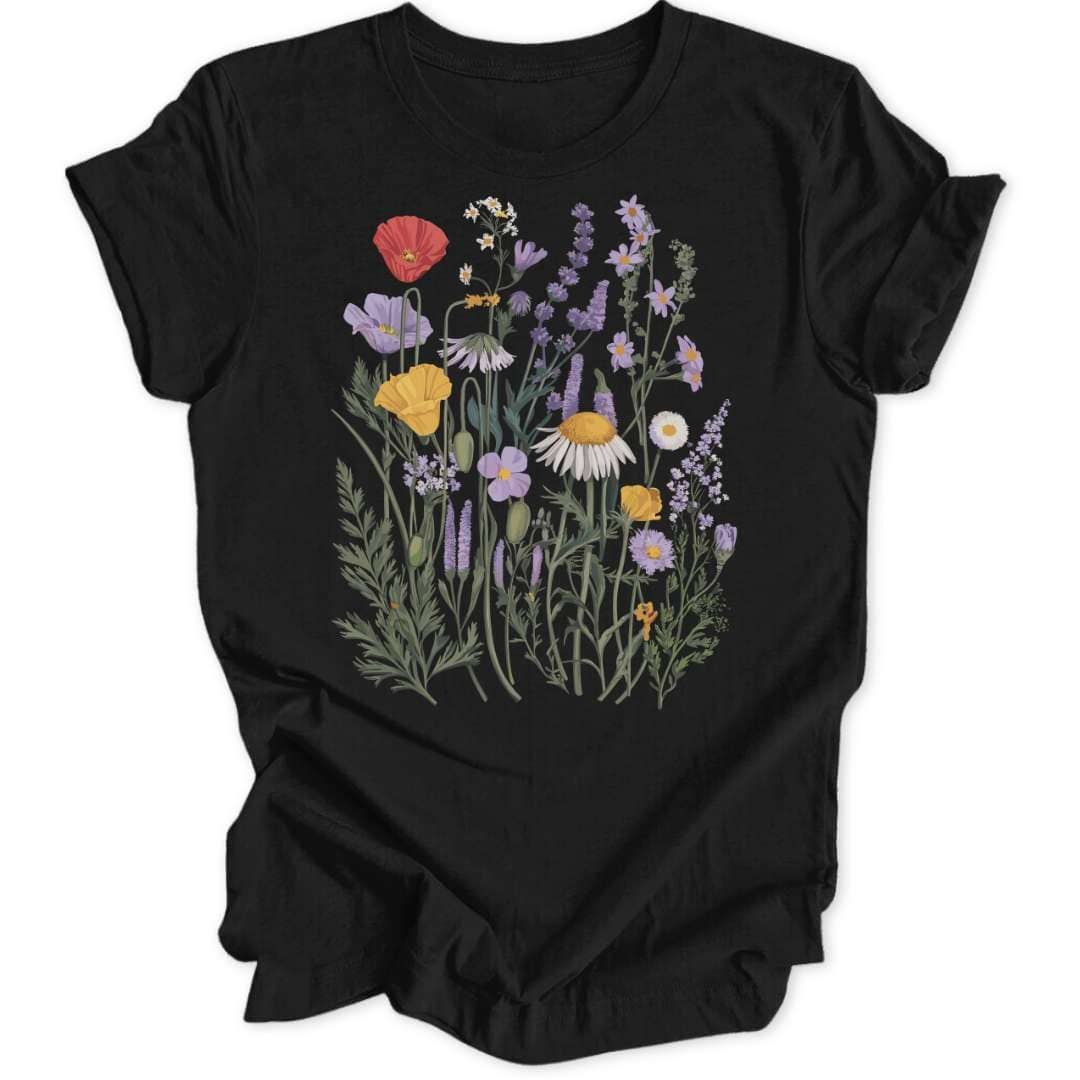 Camiseta Unisex Flores Art Nouveau