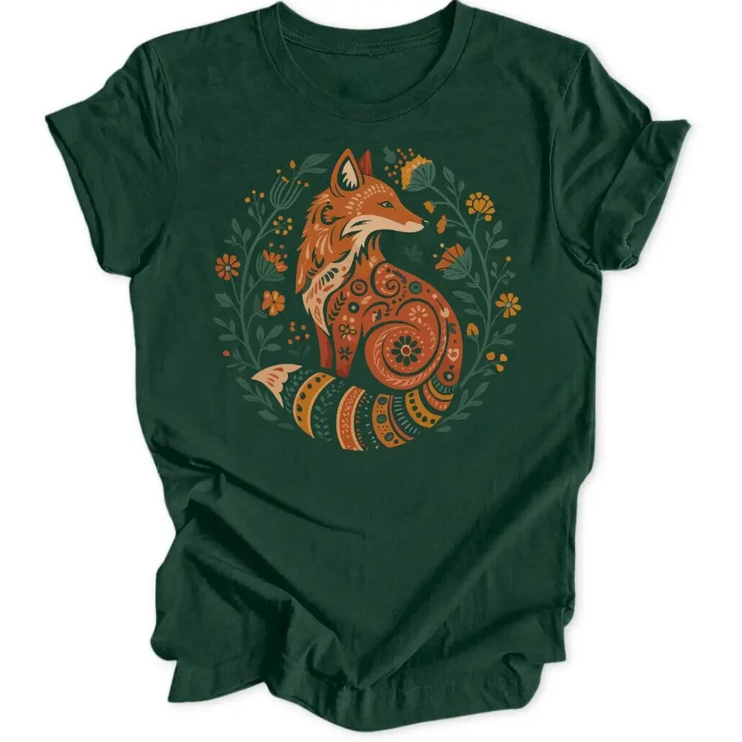 Camiseta Unisex Zorro Floral