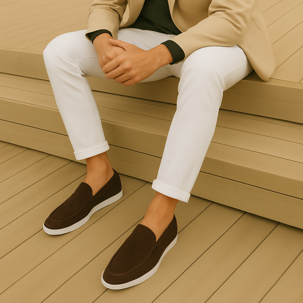 Luigi | Mocasines elegantes en ante