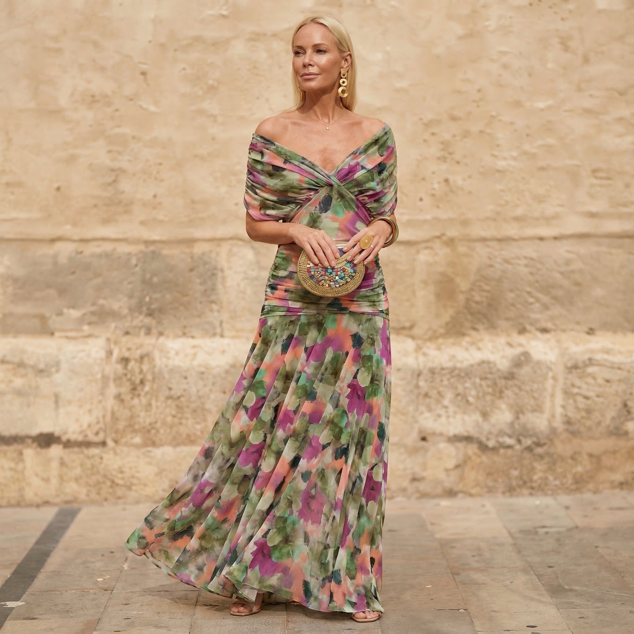 Milena™ – Vestido floral vaporoso
