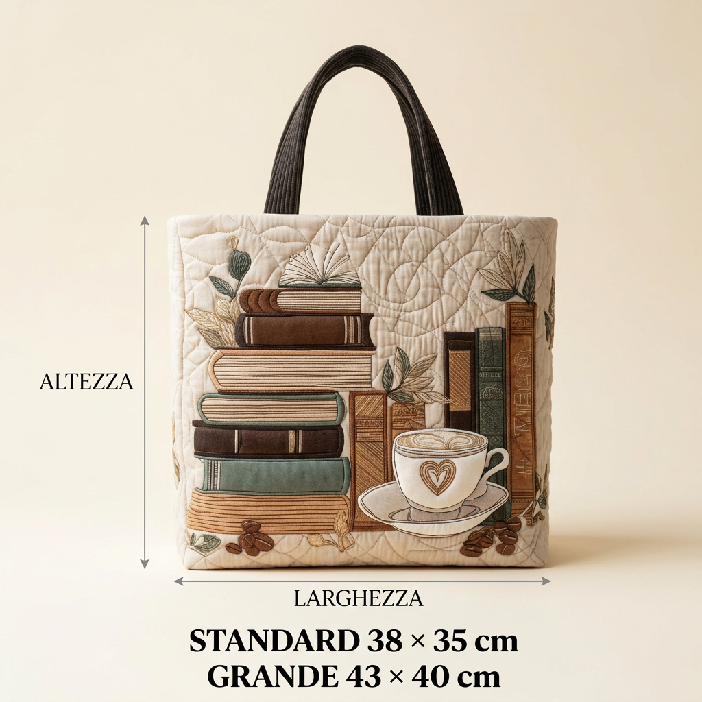 Bolso Artesanal motivo de café – Dos Tamaños