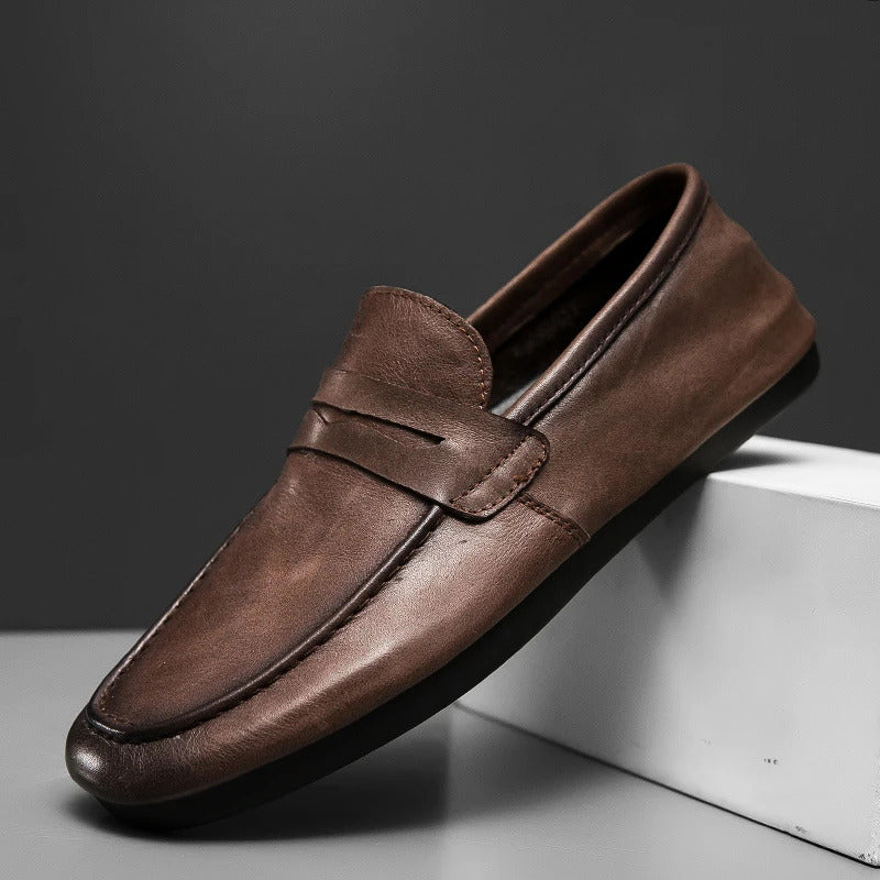 Oscar | Mocasín De Piel Hombre