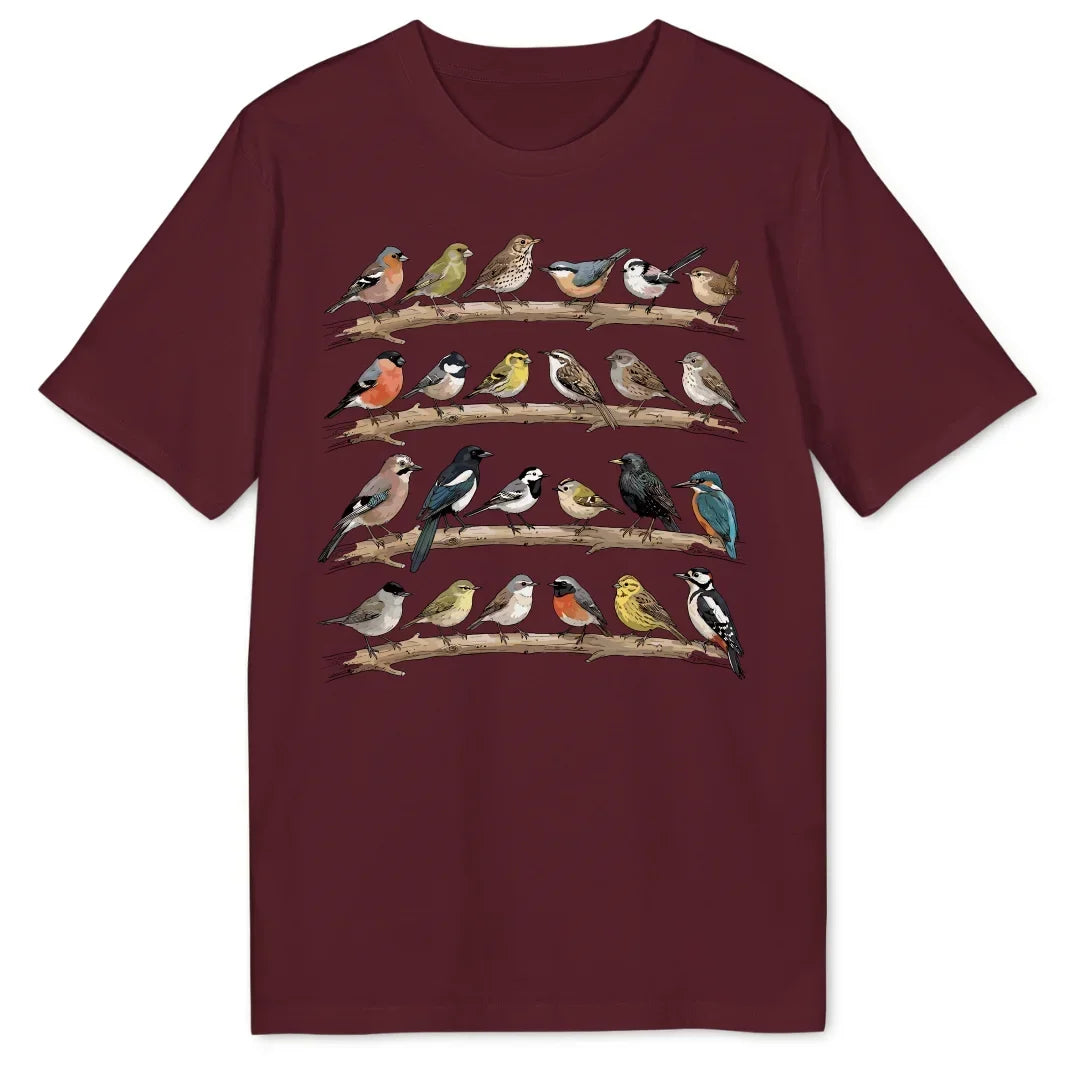 Camiseta Bio Colección de Aves