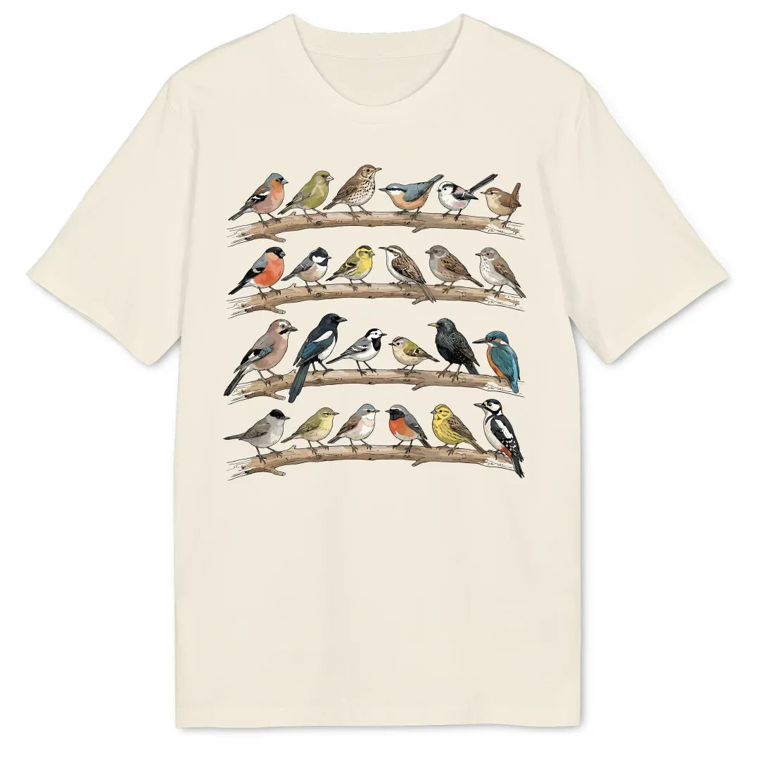 Camiseta Bio Colección de Aves