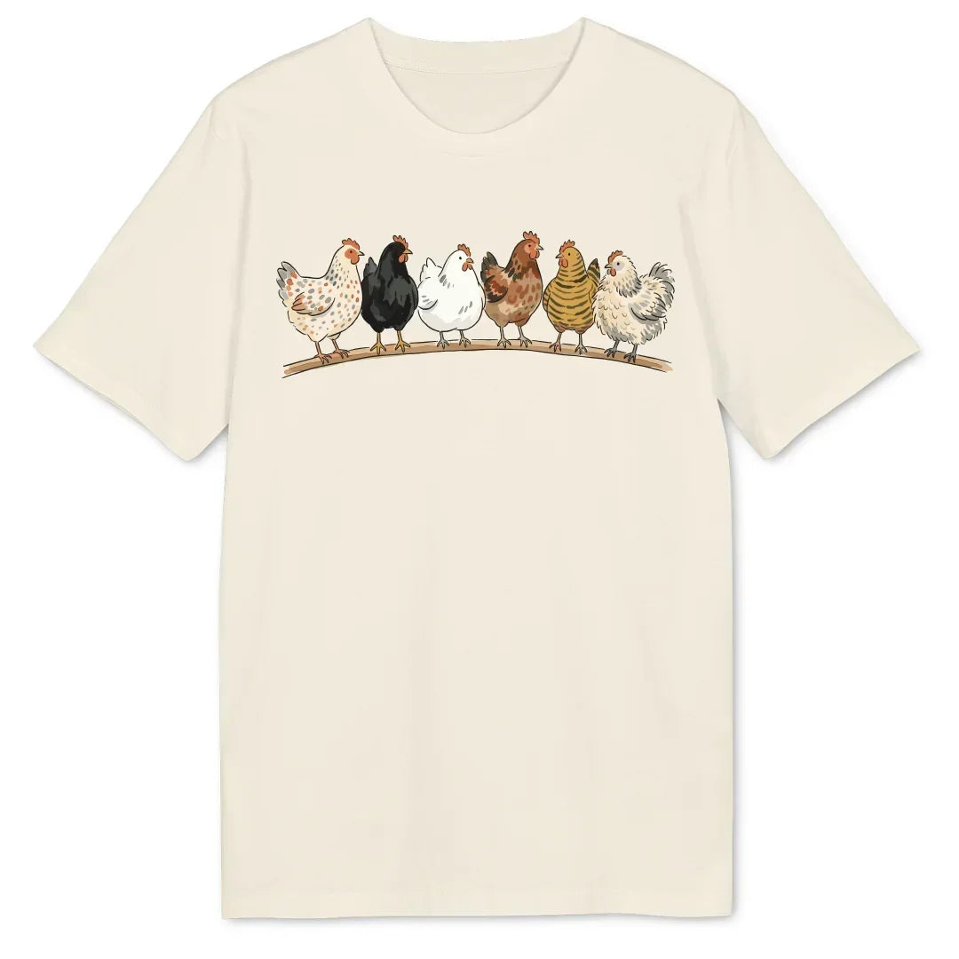Camiseta Bio Gallina en la Rama