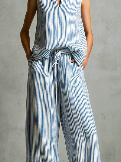Livia | Conjunto Palazzo a rayas