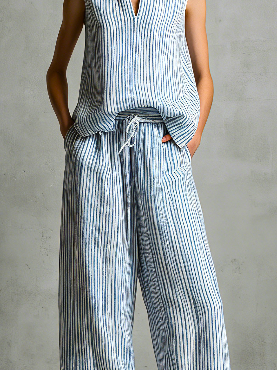 Livia | Conjunto Palazzo a rayas