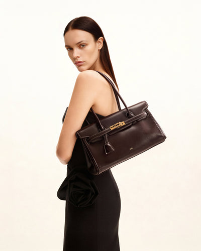 Bolso de hombro Yara - Marrón oscuro