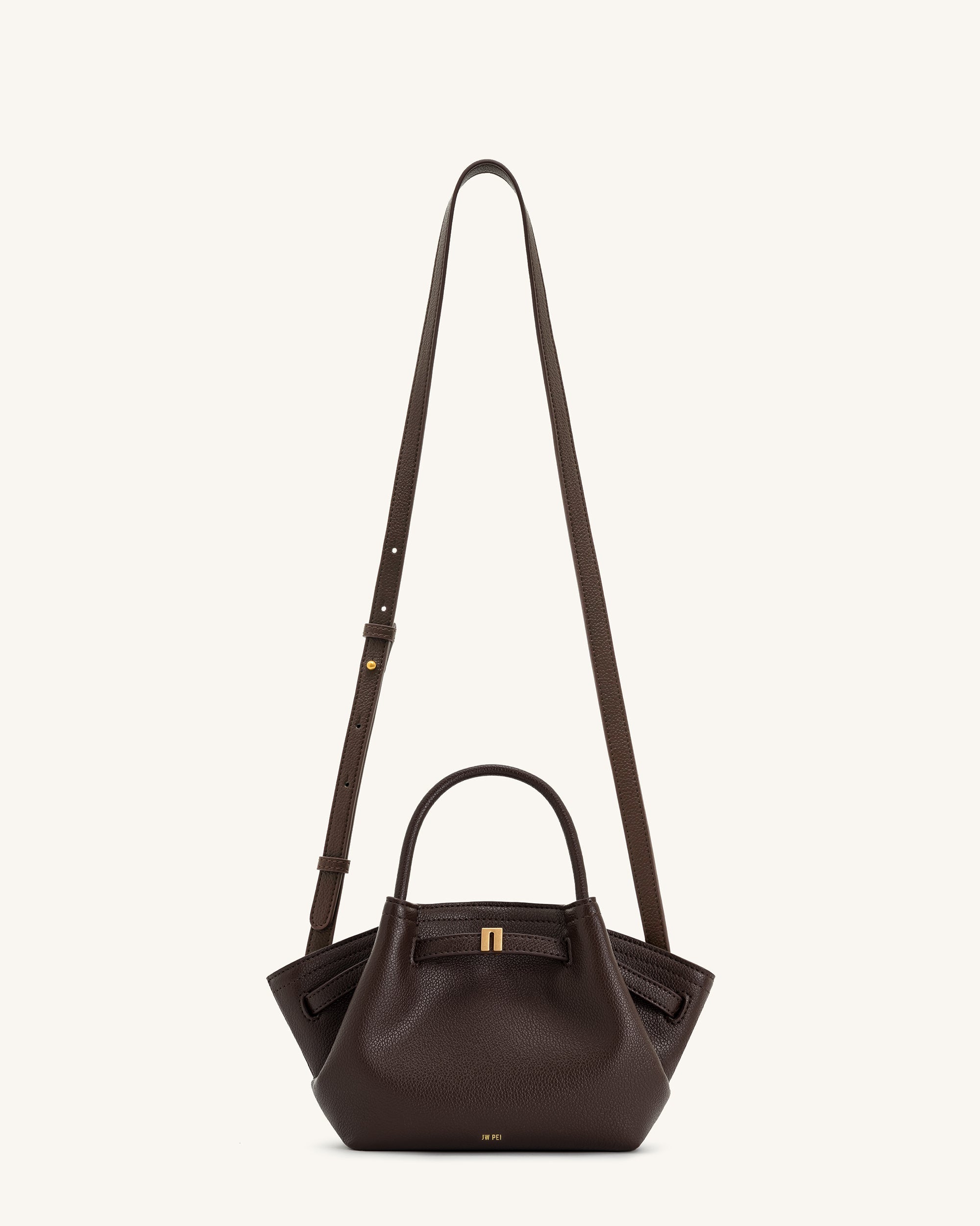 Bolso de mano Hana Mini - Marrón oscuro