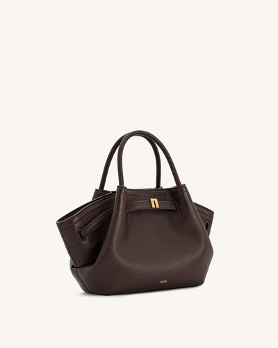 Bolso de mano Hana Mini - Marrón oscuro