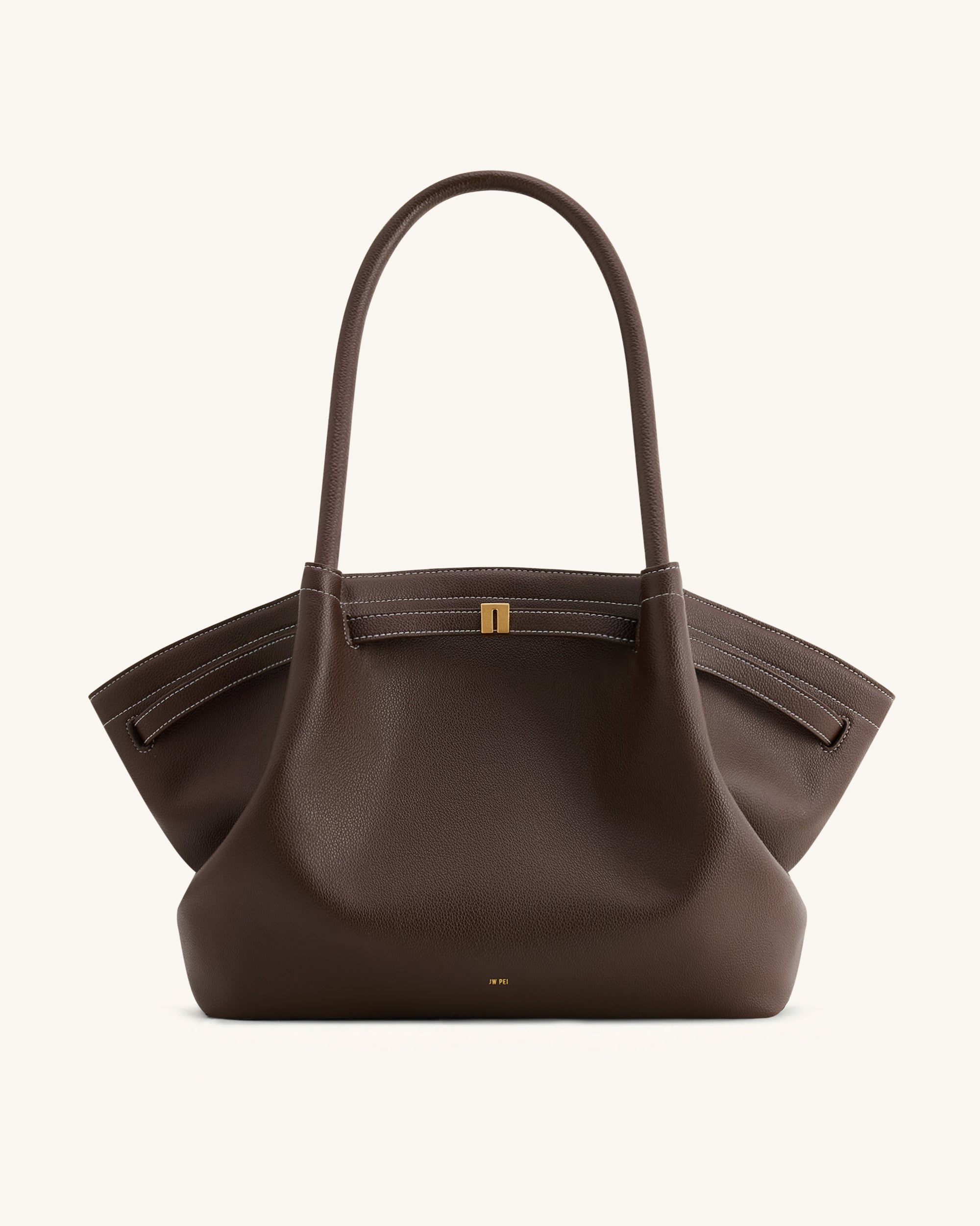 Bolso de mano grande Hana - Marrón oscuro
