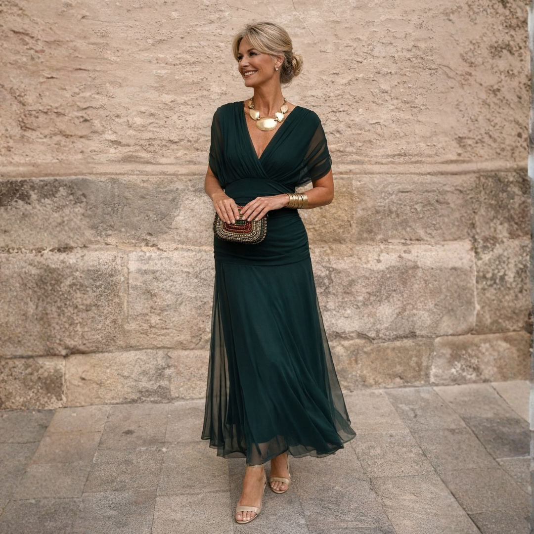 Eliza™ – Elegante vestido verde