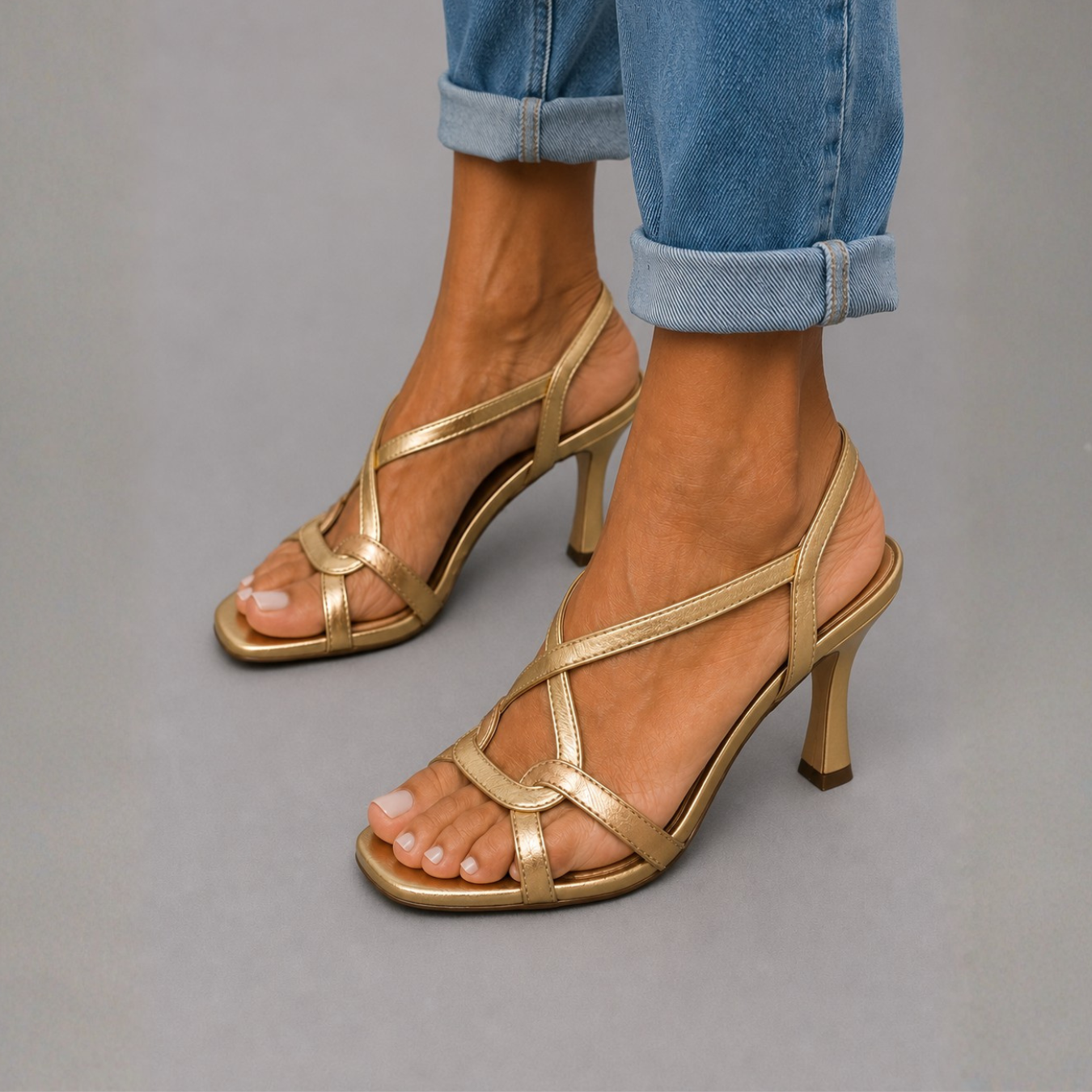 Soleil™ | Sandalias Doradas, Encanto Estival