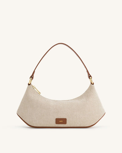 Bolso de hombro Lily - Lona marrón