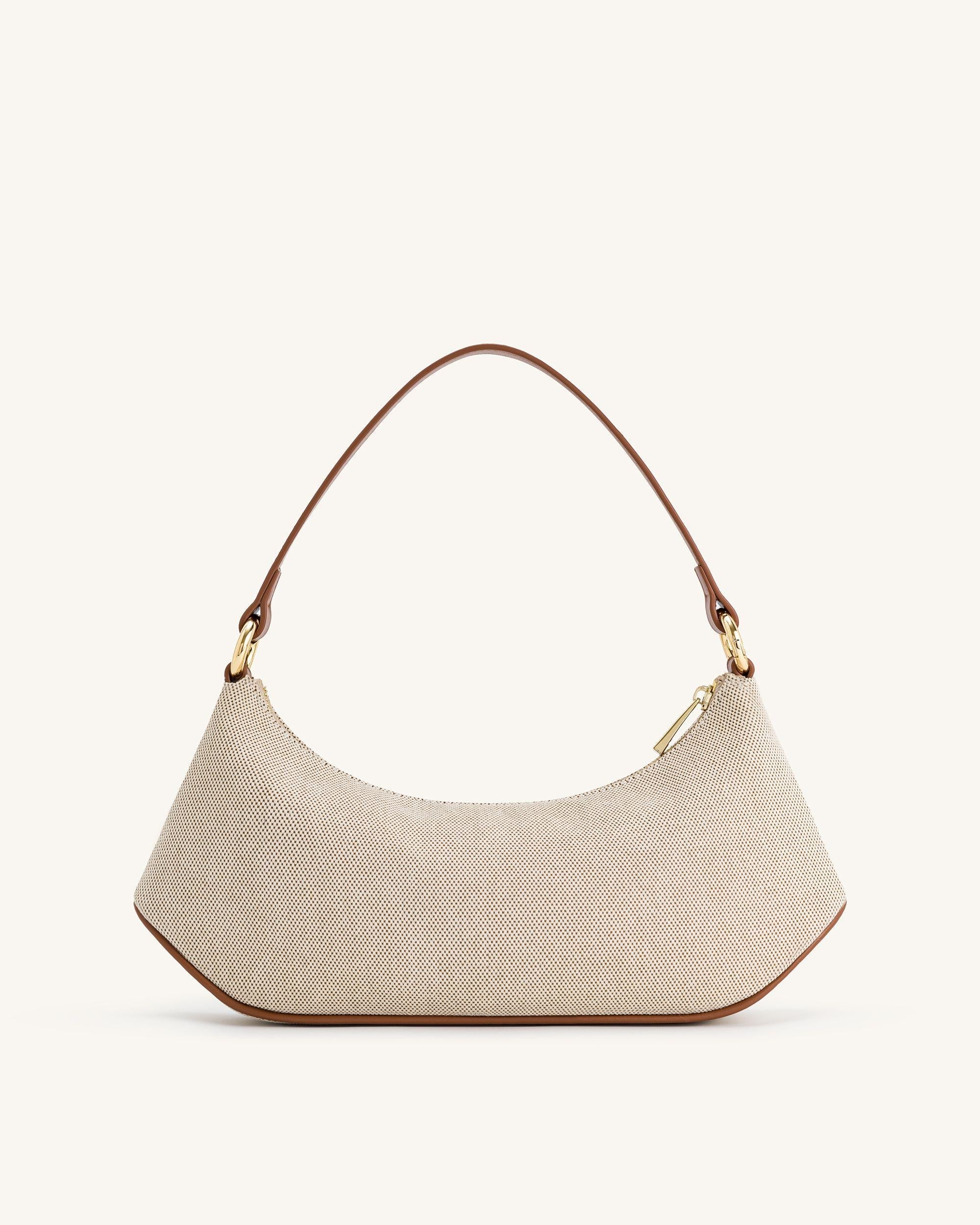 Bolso de hombro Lily - Lona marrón