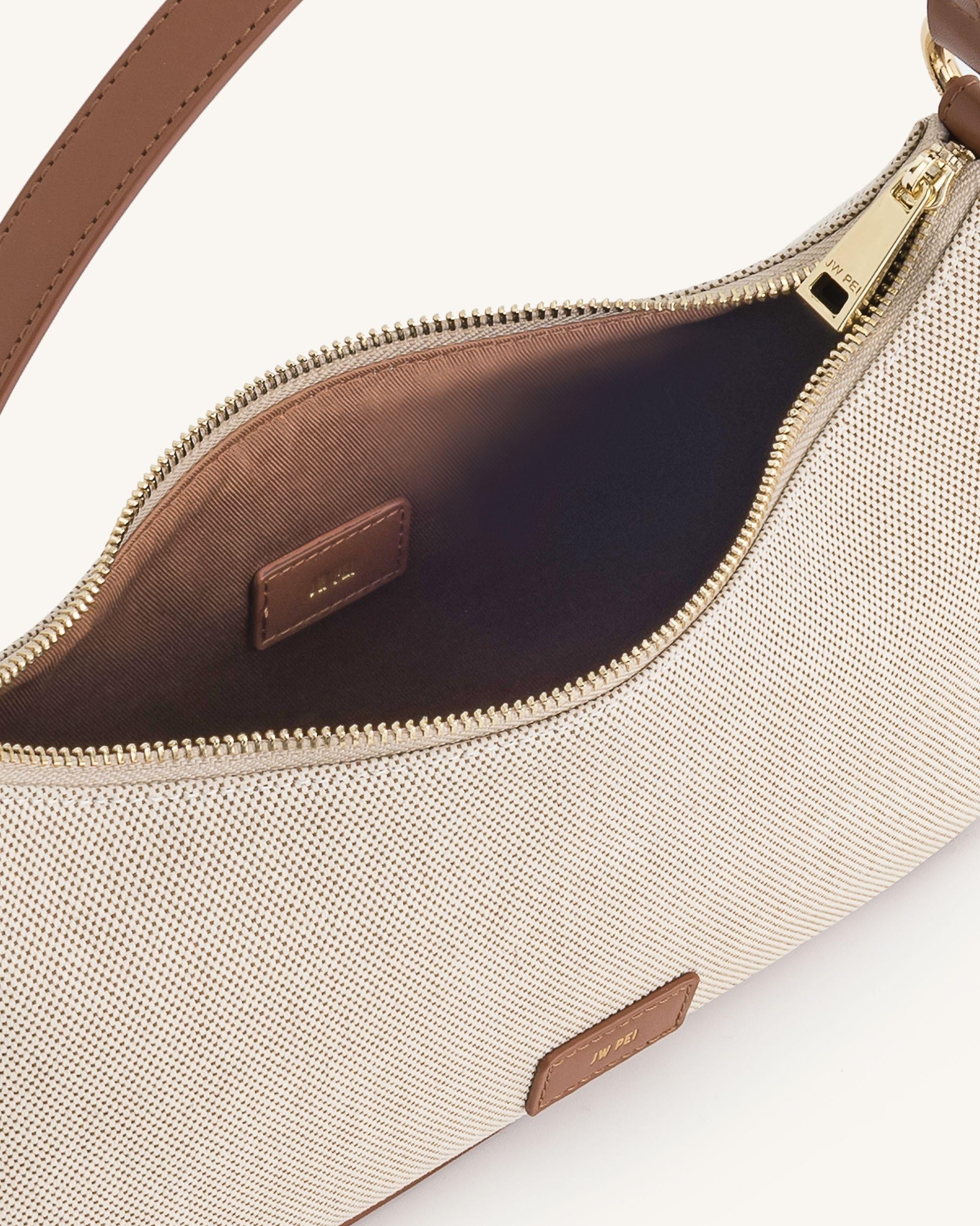 Bolso de hombro Lily - Lona marrón