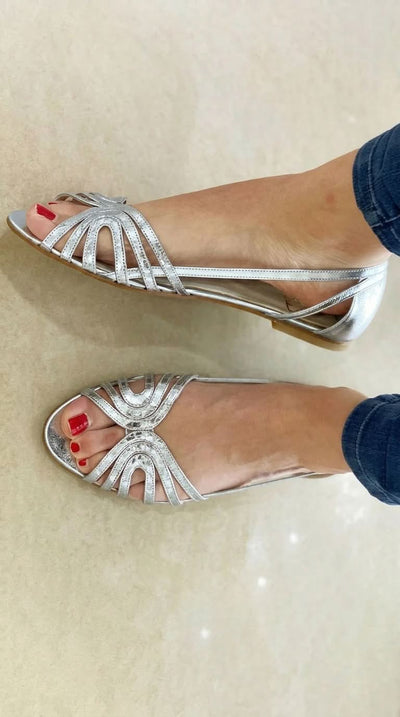 Éléonore™ | Sandalias Doradas Luz de Verano