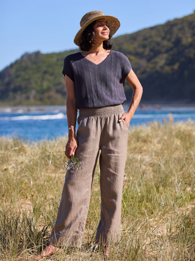 Pantalón Yamba de Lino Francés Olmo
