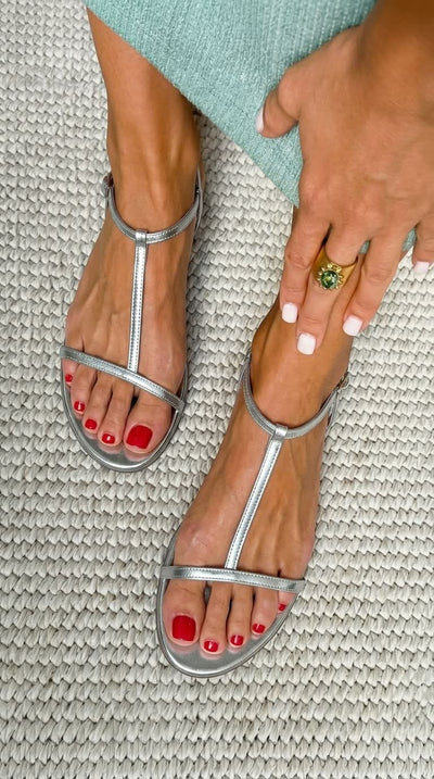 Bianca™| Sandalias Doradas Verano