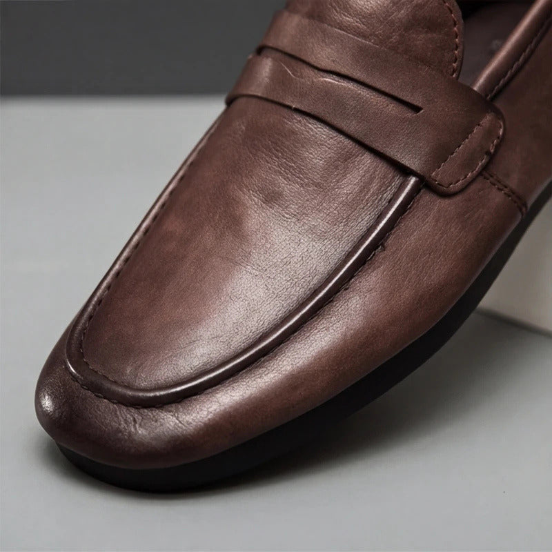 Oscar | Mocasín De Piel Hombre