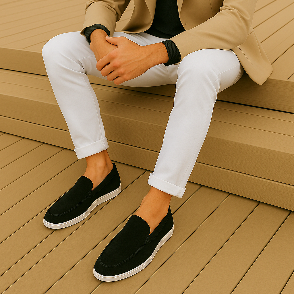 Luigi | Mocasines elegantes en ante