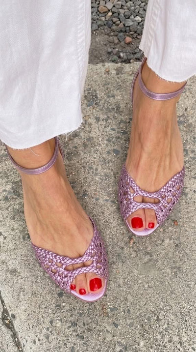 Isadora™ | Sandalias Trenzadas Doradas