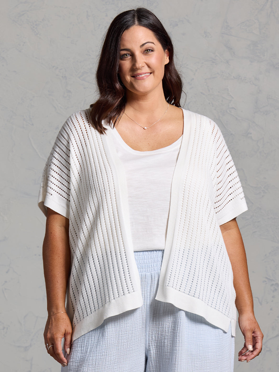 Aletto Cotton Kimono Coconut
