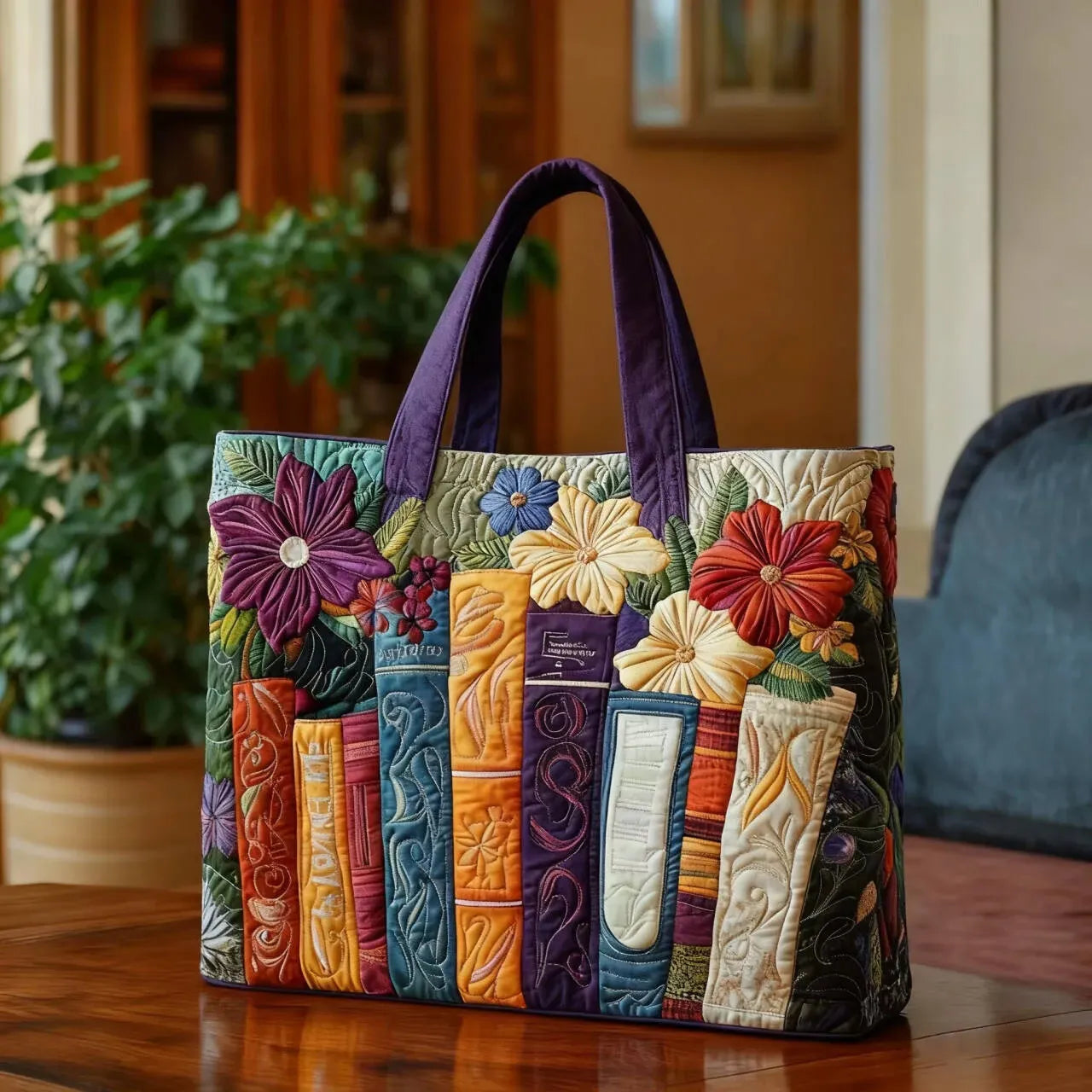 Bolso Artesanal amantes de los libros – Dos Tamaños