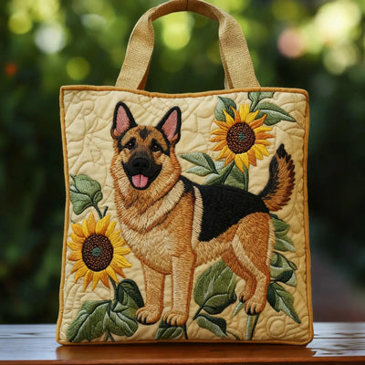Bolso Artesanal Pastor Alemán floral – Idea de Regalo