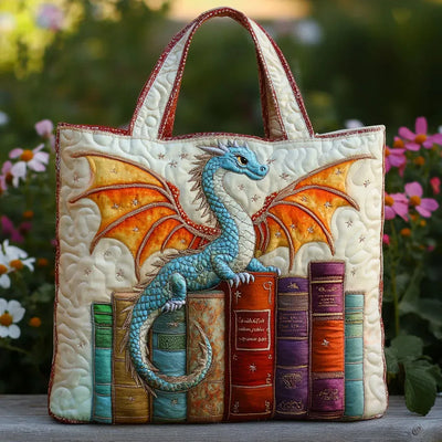 Bolso Acolchado dragón guardián de los libros – Para Amantes de los Libros