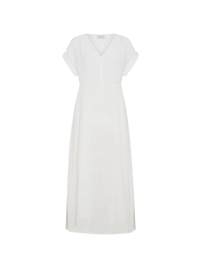 Vestido Catalina de Algodón Blanco