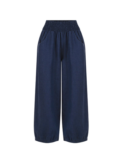 Sadhu French Linen Pants Navy