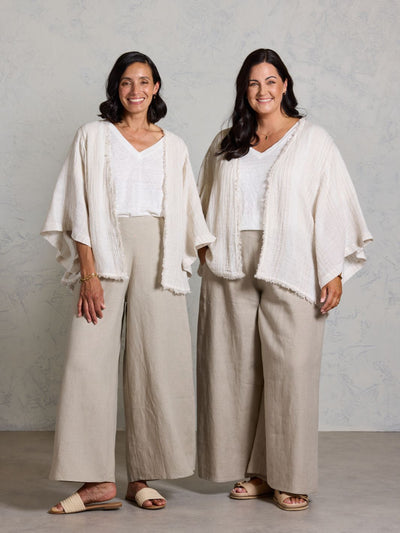 Coastal French Linen Shrug Sand Dune