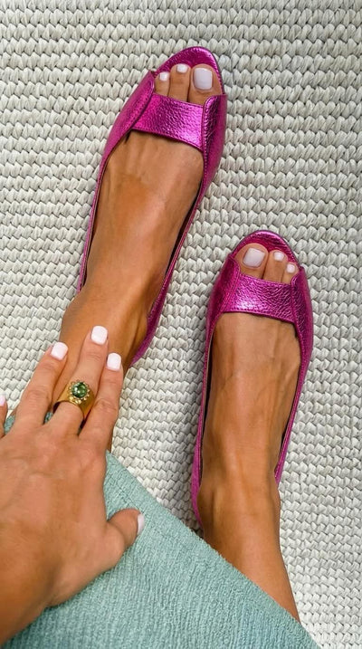 Adelina™ | Sandalias Doradas Comfort Chic