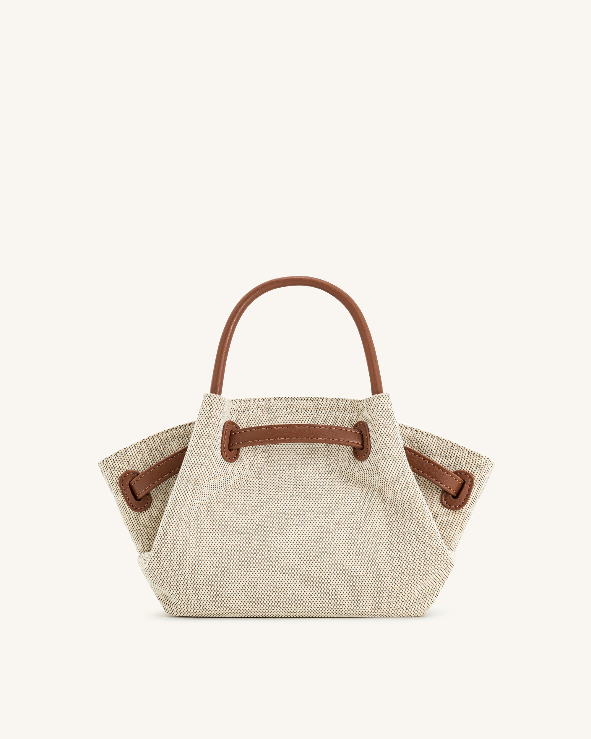 Bolso de mano Hana Mini - Lienzo marrón