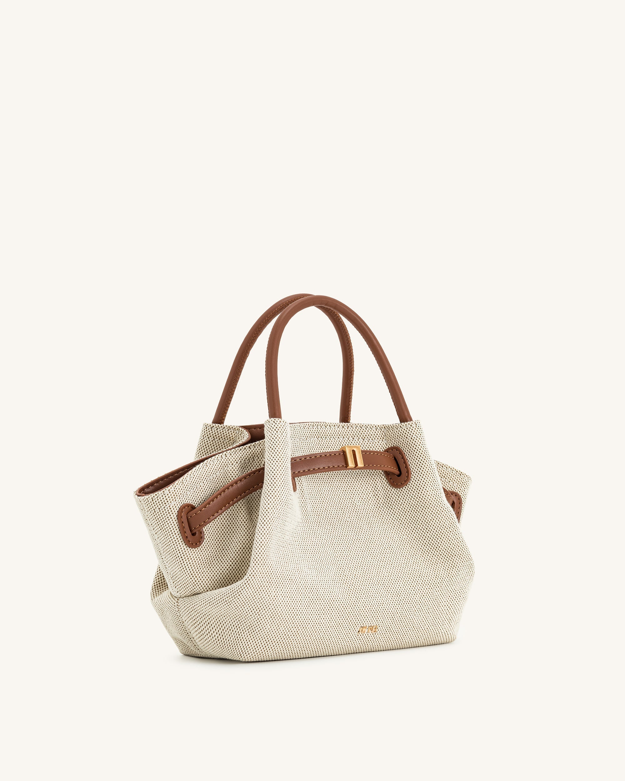 Bolso de mano Hana Mini - Lienzo marrón