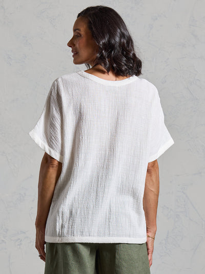 Top Montego de Algodón Coco