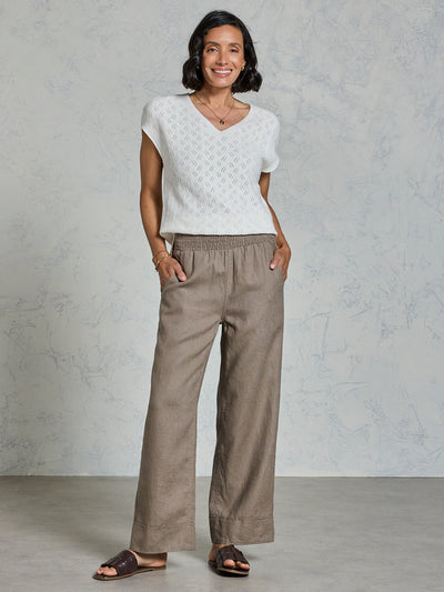 Pantalón Yamba de Lino Francés Olmo