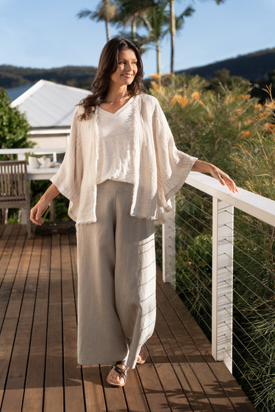 Coastal French Linen Shrug Sand Dune